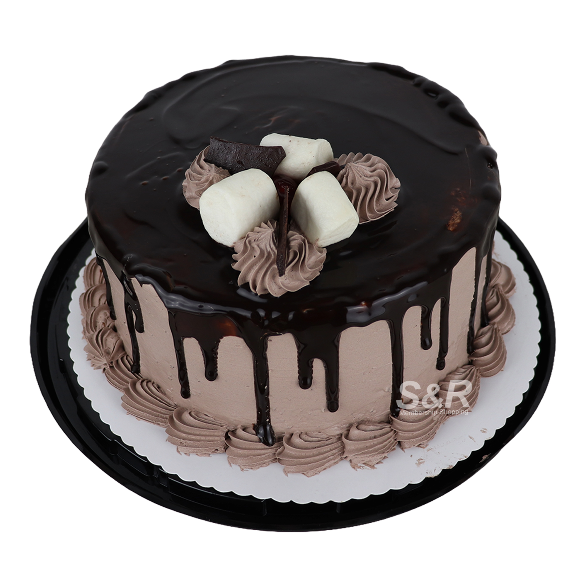 S&R Choco Drip Round Cake 8in